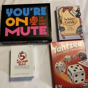 Four Game assortment NEW - see photos.